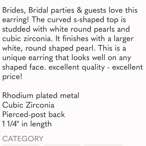 Sculptural Round Pearl Drop and Cubic Zirconia Earrings-Boutique - Picture 7 of 7